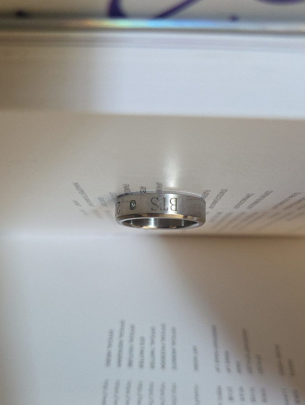 BTS Engraved Ring